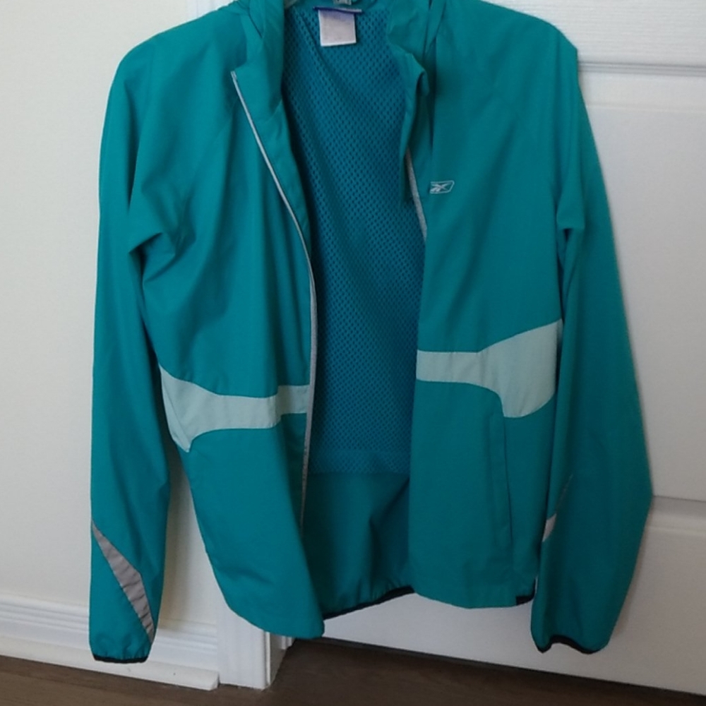 Vintage turquoise windbreaker